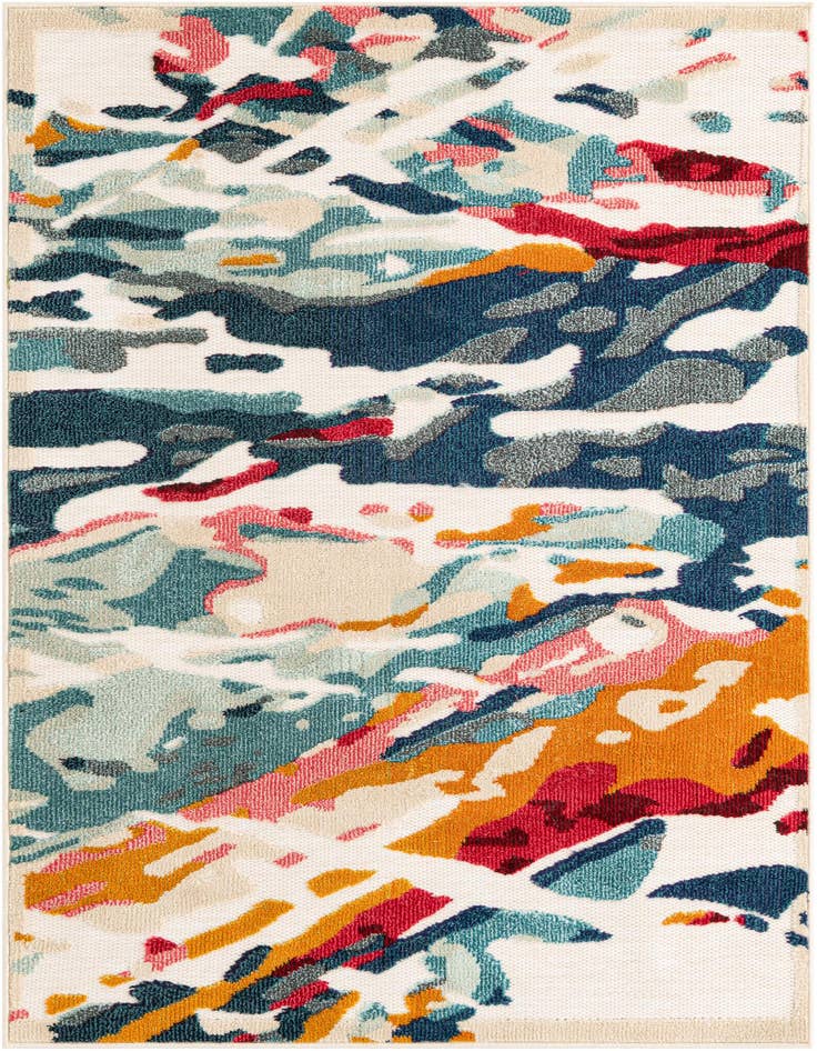 Detail image of 4' x 6' Easy-Clean Casablanca Indoor / Outdoor Rug