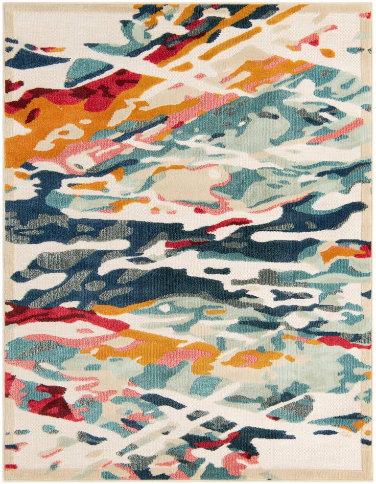 Detail image of 5' x 7' Easy-Clean Casablanca Indoor / Outdoor Rug
