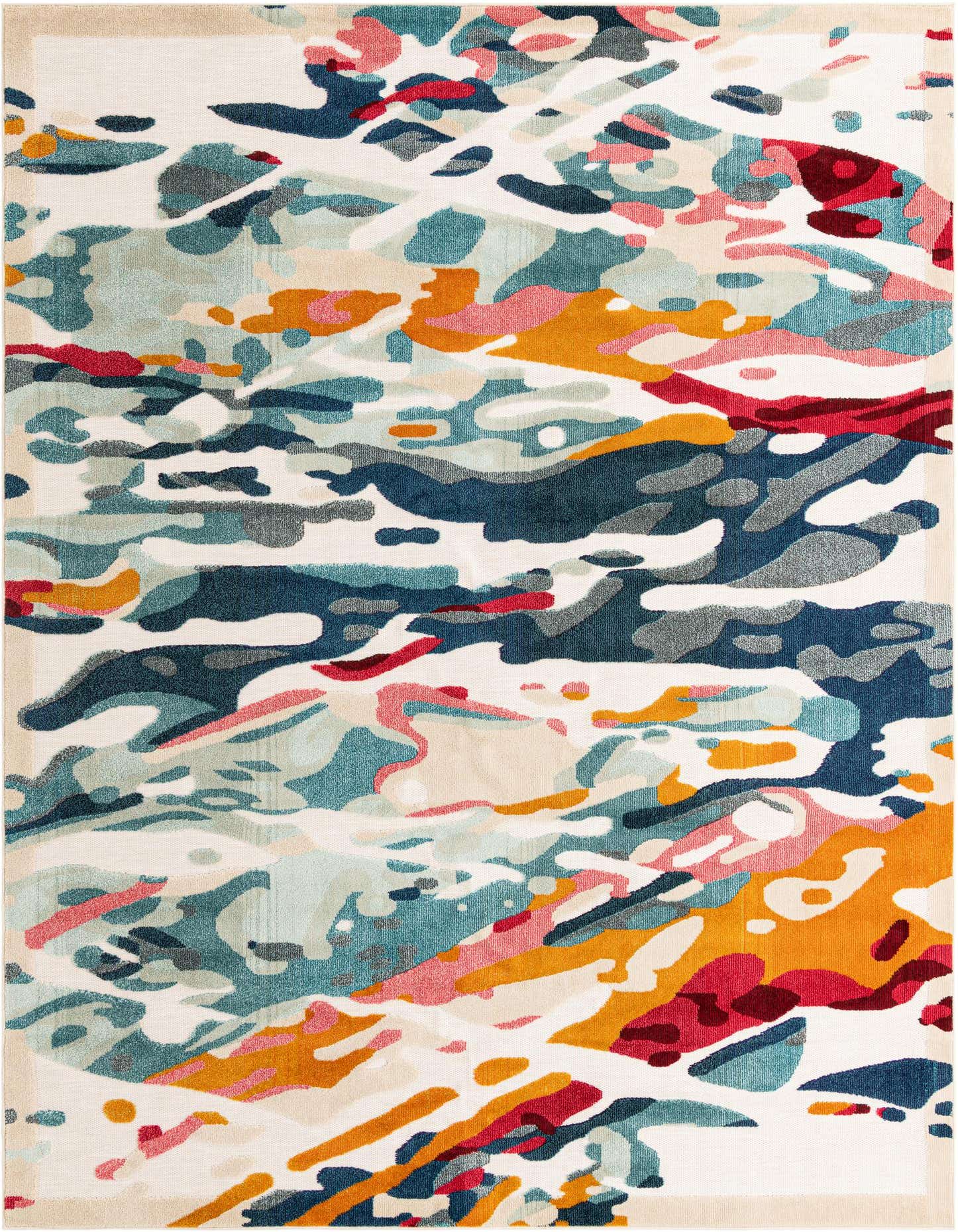 9' x 12' Easy-Clean Casablanca Indoor / Outdoor Rug