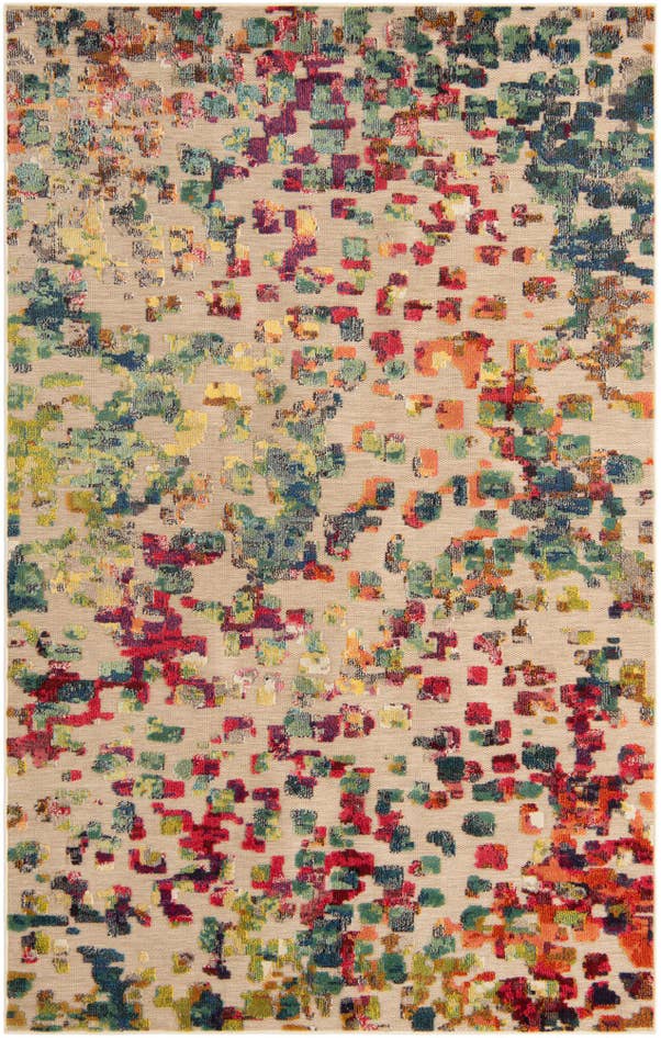 Detailansicht von 185cm x 275cm Leicht zu reinigen Casablanca Innen- / Aussenbereich Teppich