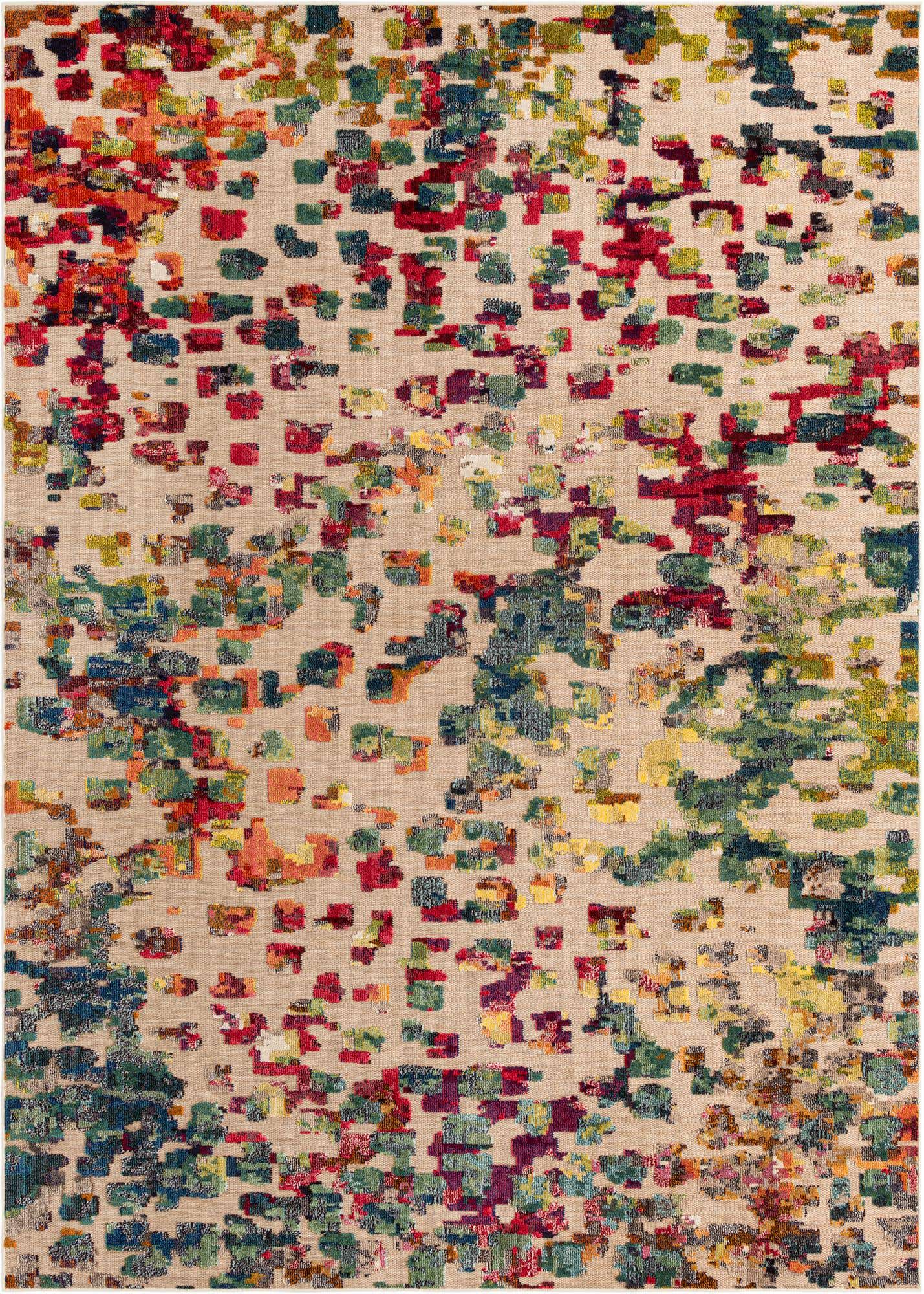 9' x 12' Easy-Clean Casablanca Indoor / Outdoor Rug