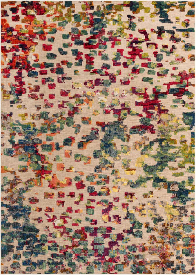 Detail image of 9' x 12' Easy-Clean Casablanca Indoor / Outdoor Rug