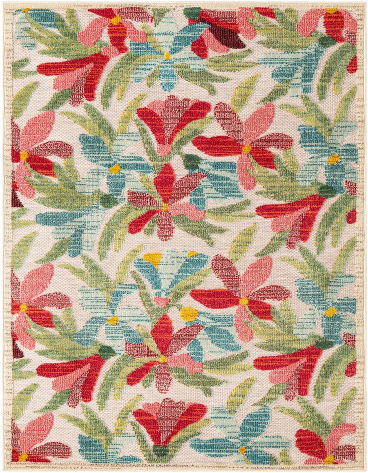 Detail image of 4' x 6' Easy-Clean Casablanca Indoor / Outdoor Rug