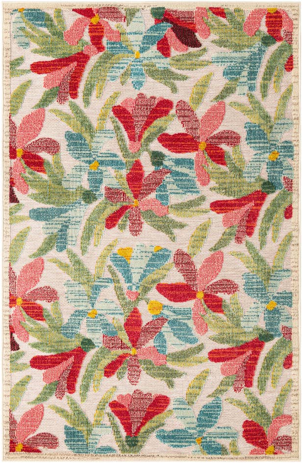 Detail image of 4' x 6' Easy-Clean Casablanca Indoor / Outdoor Rug