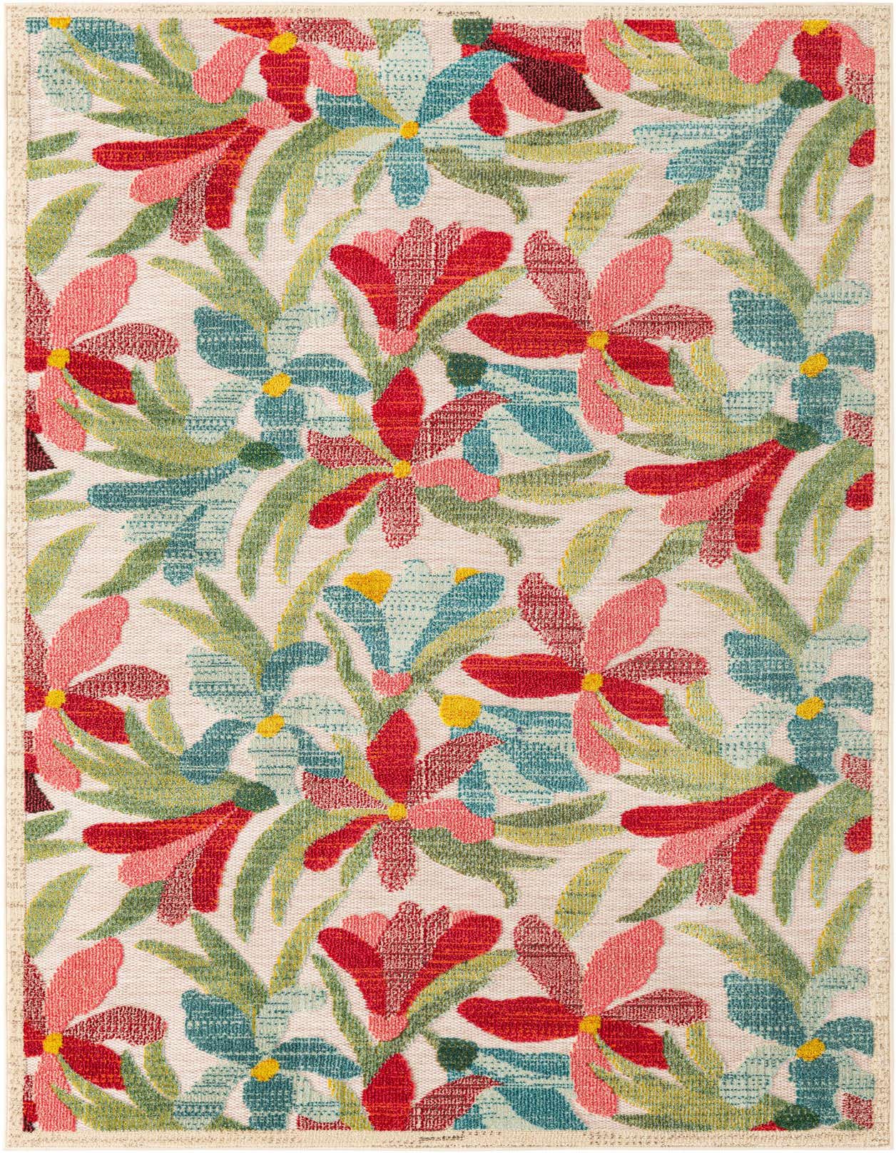5' 3 x 8' Easy-Clean Casablanca Indoor / Outdoor Rug