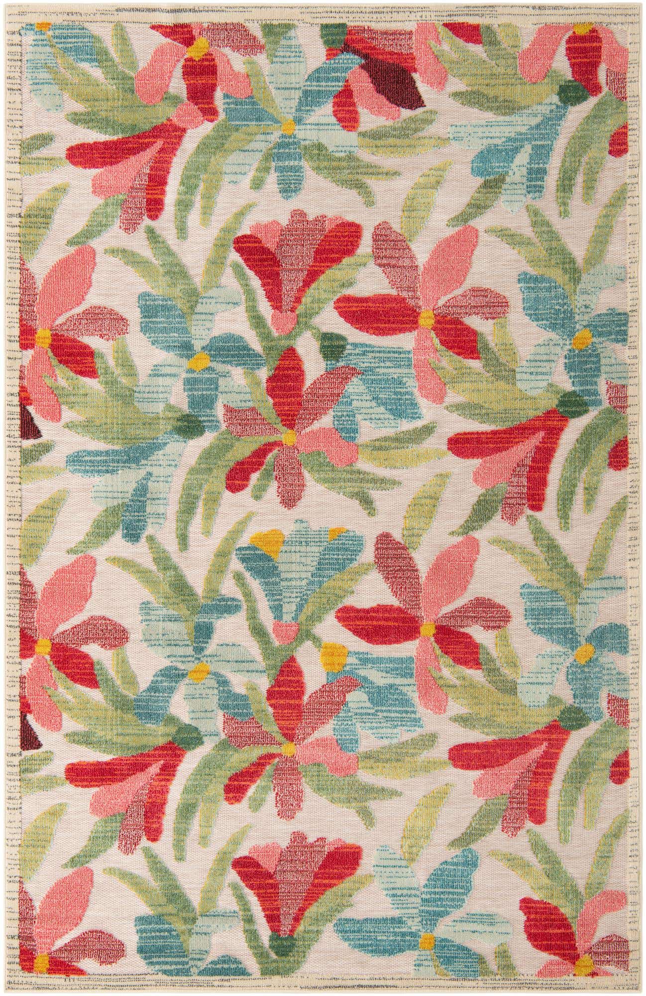 6' x 9' Easy-Clean Casablanca Indoor / Outdoor Rug