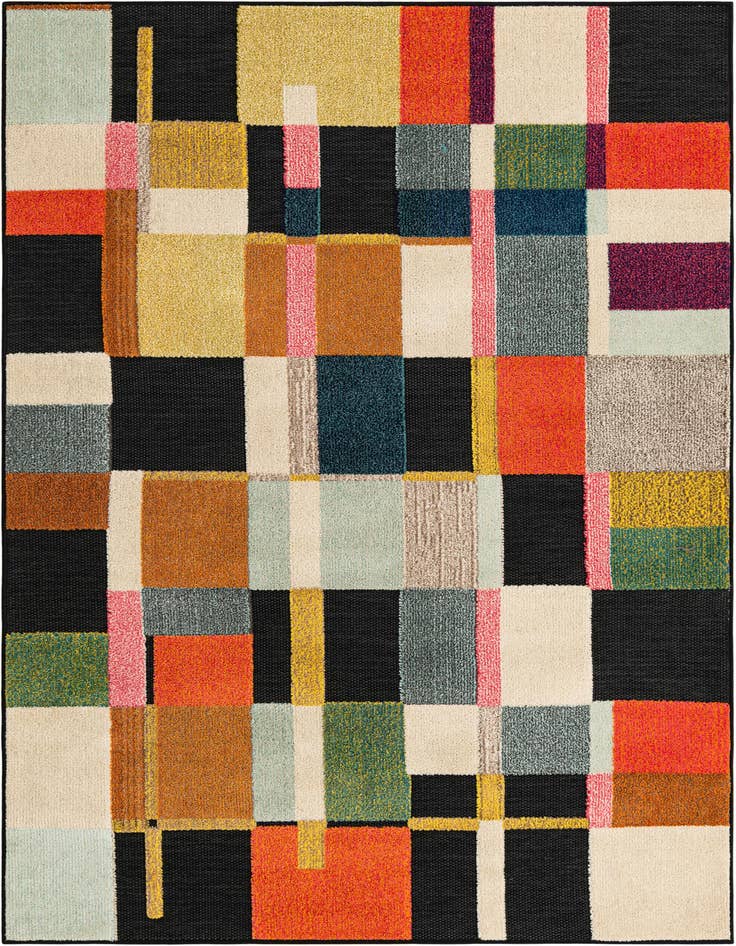Detail image of 5' x 7' Easy-Clean Casablanca Indoor / Outdoor Rug