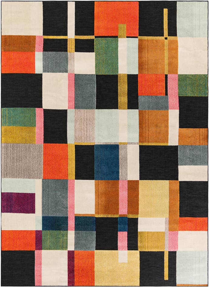 Detail image of 9' x 12' Easy-Clean Casablanca Indoor / Outdoor Rug