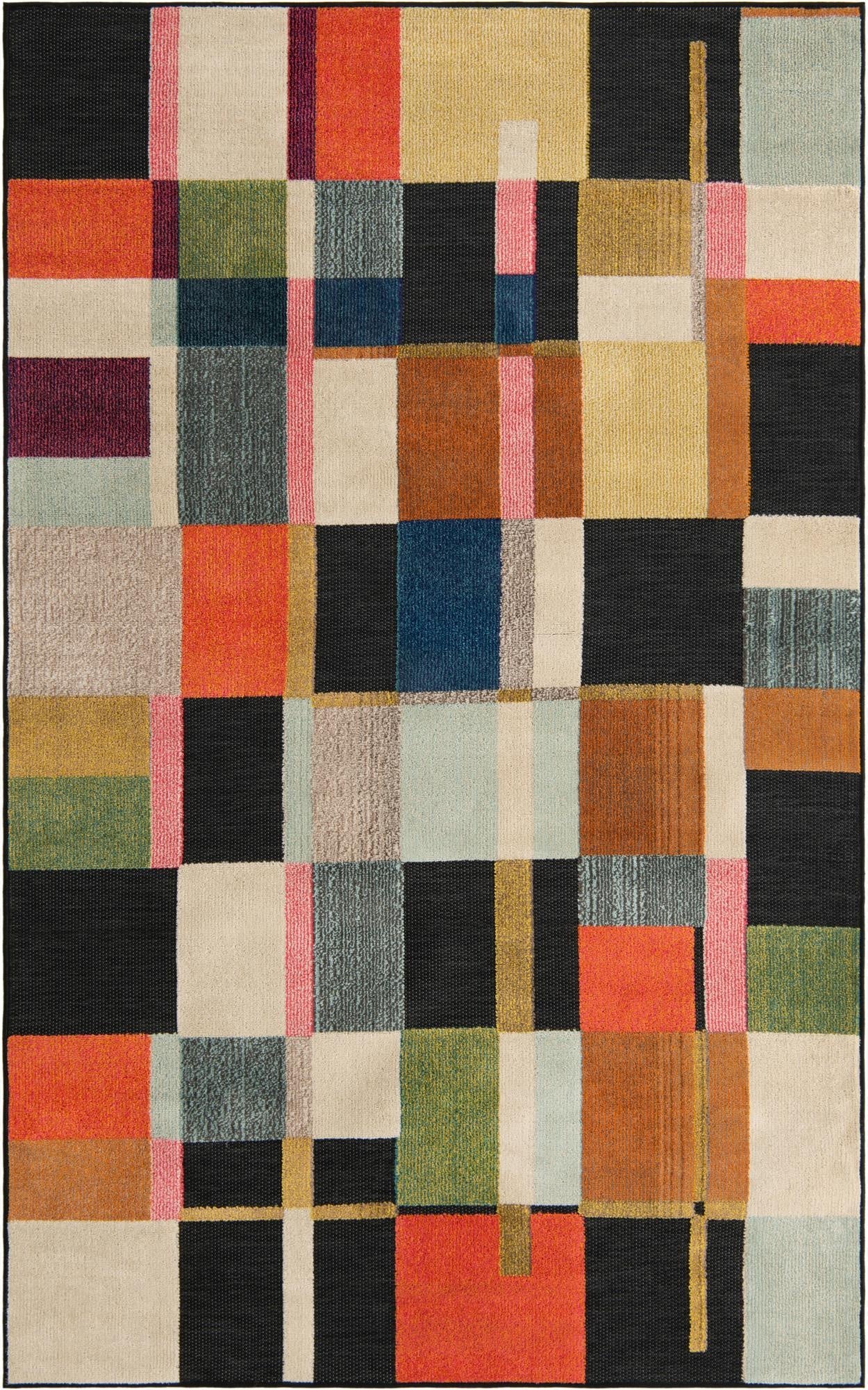 Primary image 5' 3 x 8'  Washable Casablanca Indoor / Outdoor Rug