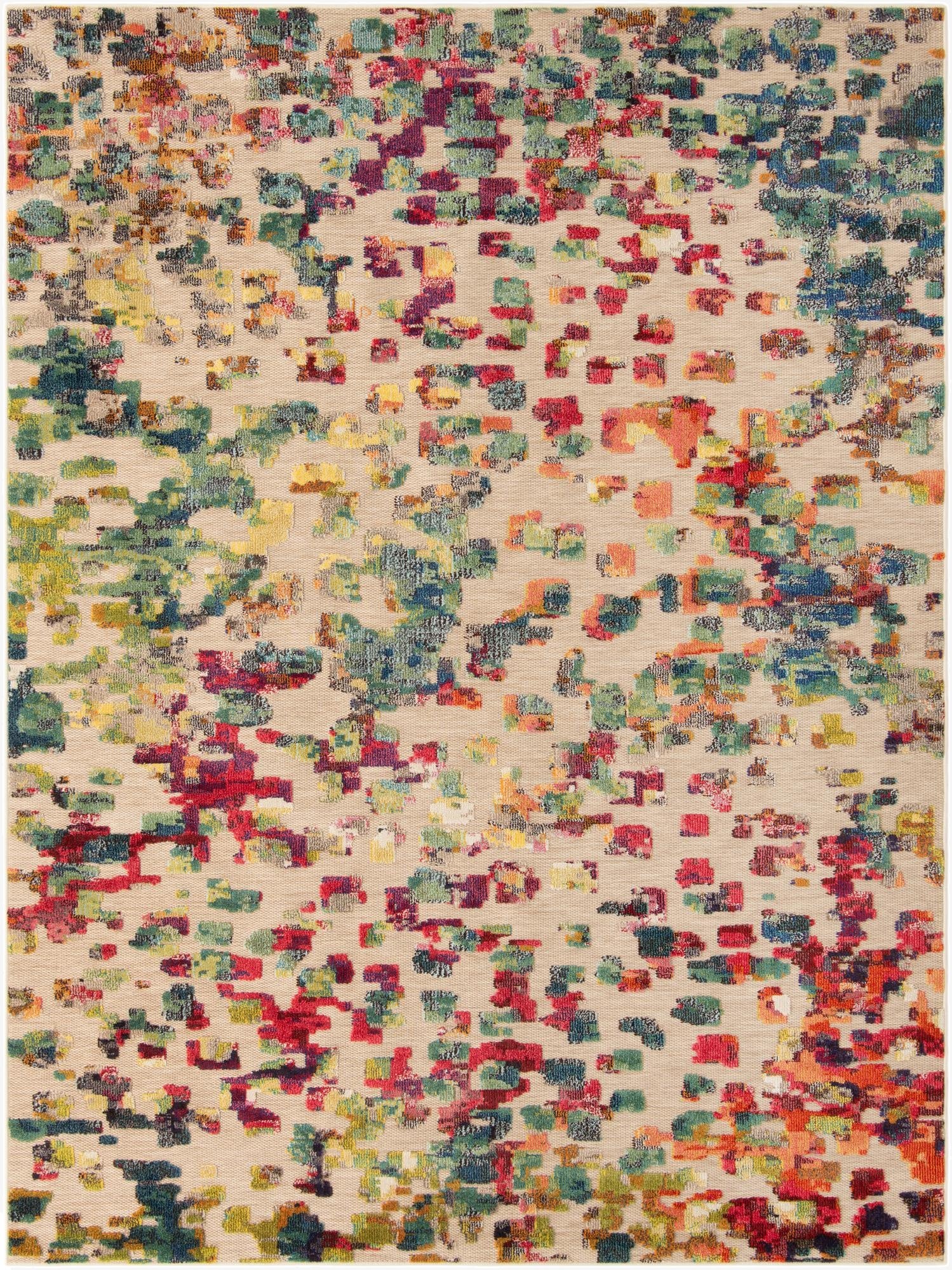 7' 10 x 10'  Washable Casablanca Indoor / Outdoor Rug