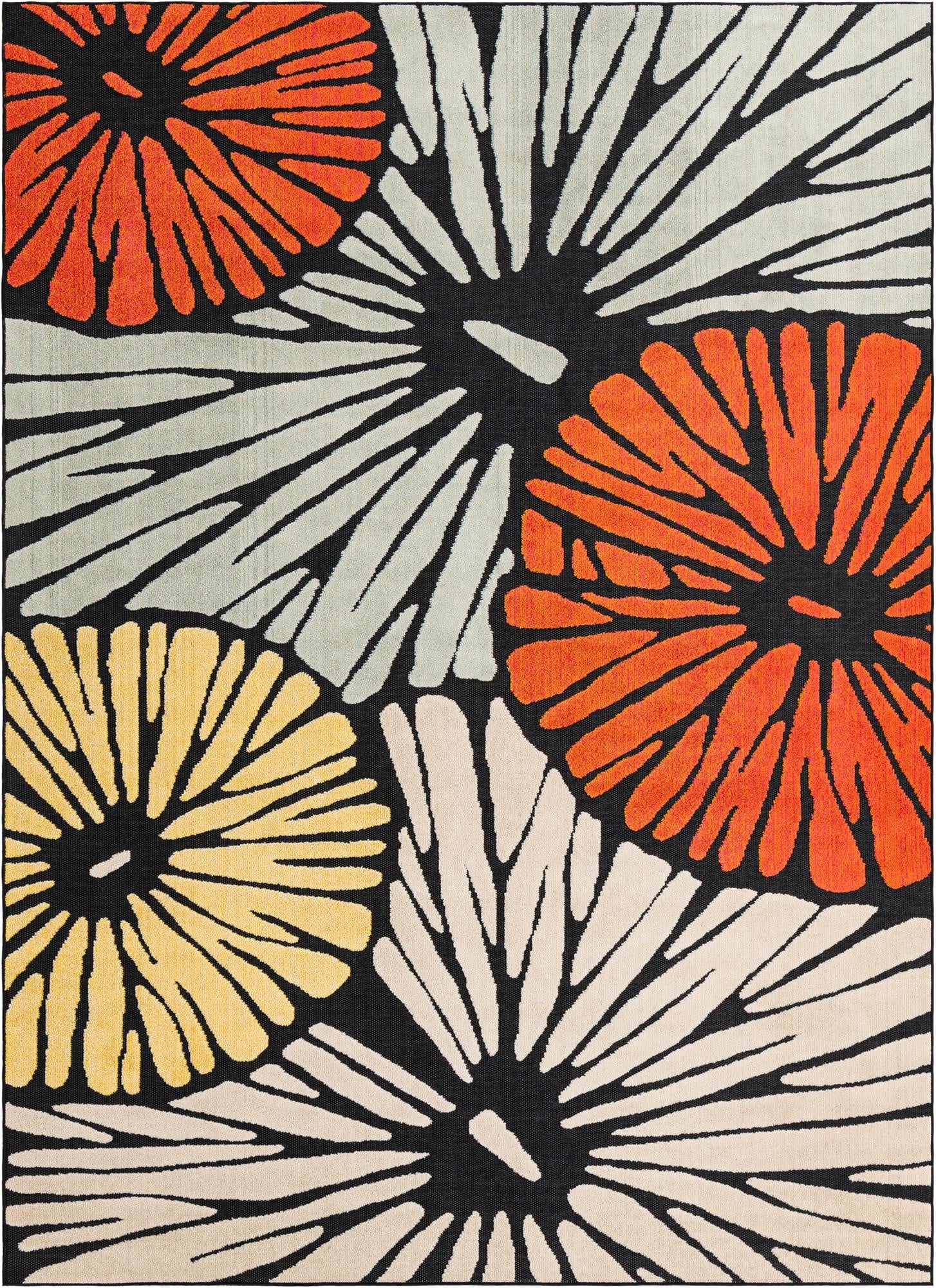 9' x 12'  Washable Casablanca Indoor / Outdoor Rug