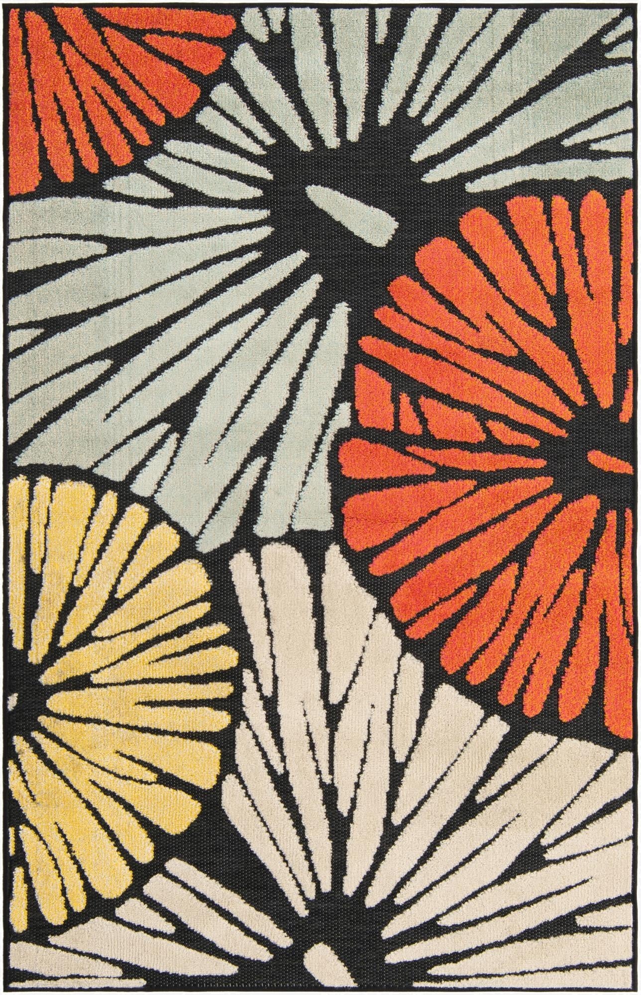 4' x 6'  Washable Casablanca Indoor / Outdoor Rug