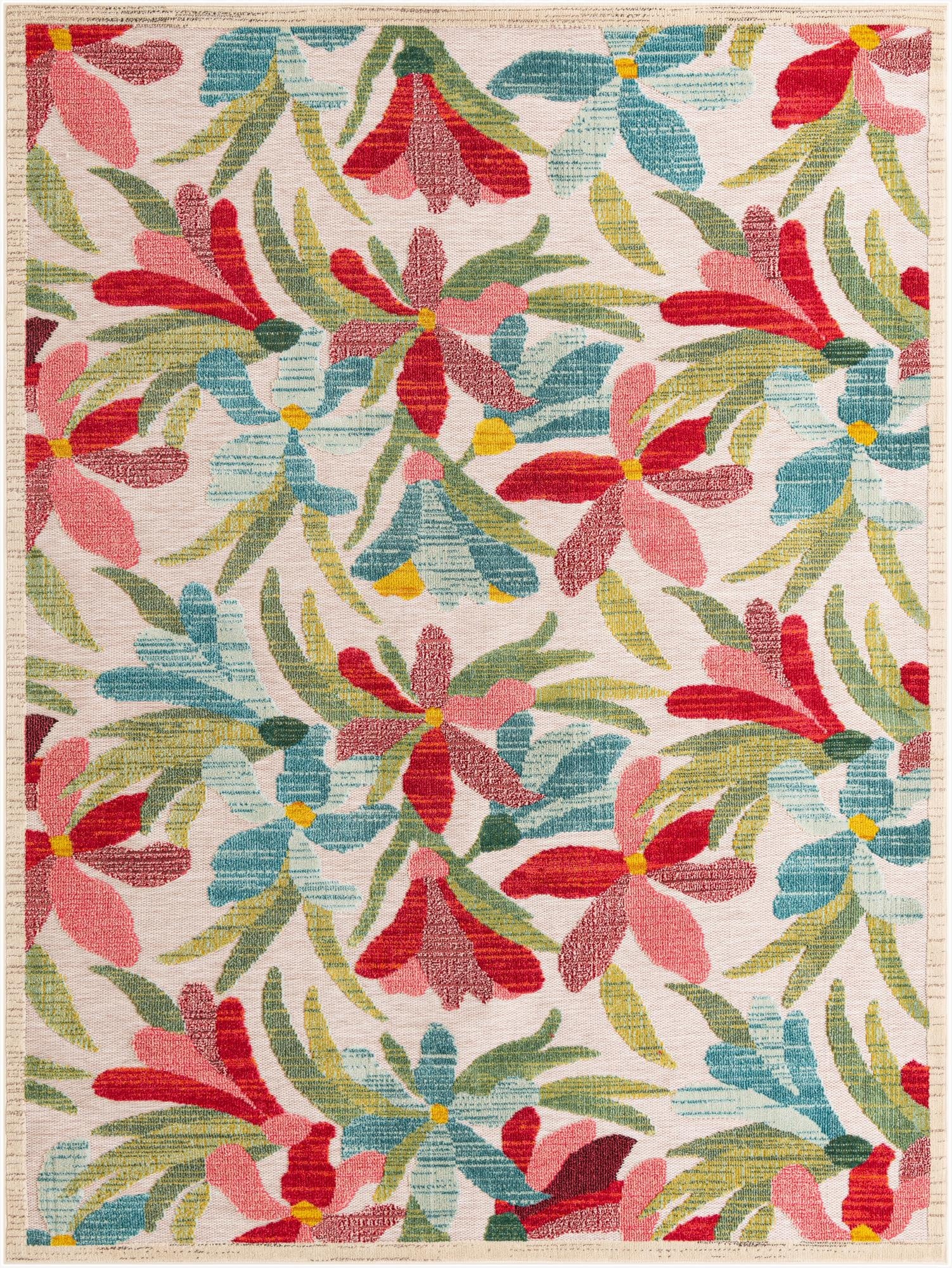 7' 10 x 10'  Washable Casablanca Indoor / Outdoor Rug