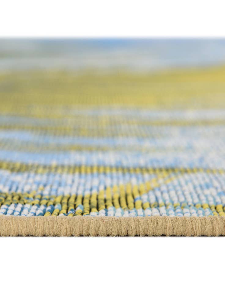 Detail image of 7' 10 x 10' Easy-Clean Coastal Indoor / Outdoor Rug