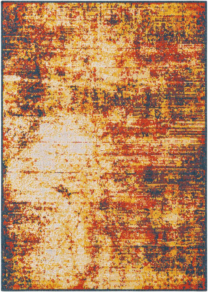 4' x 6' Easy-Clean Coastal Indoor / Outdoor Rug
