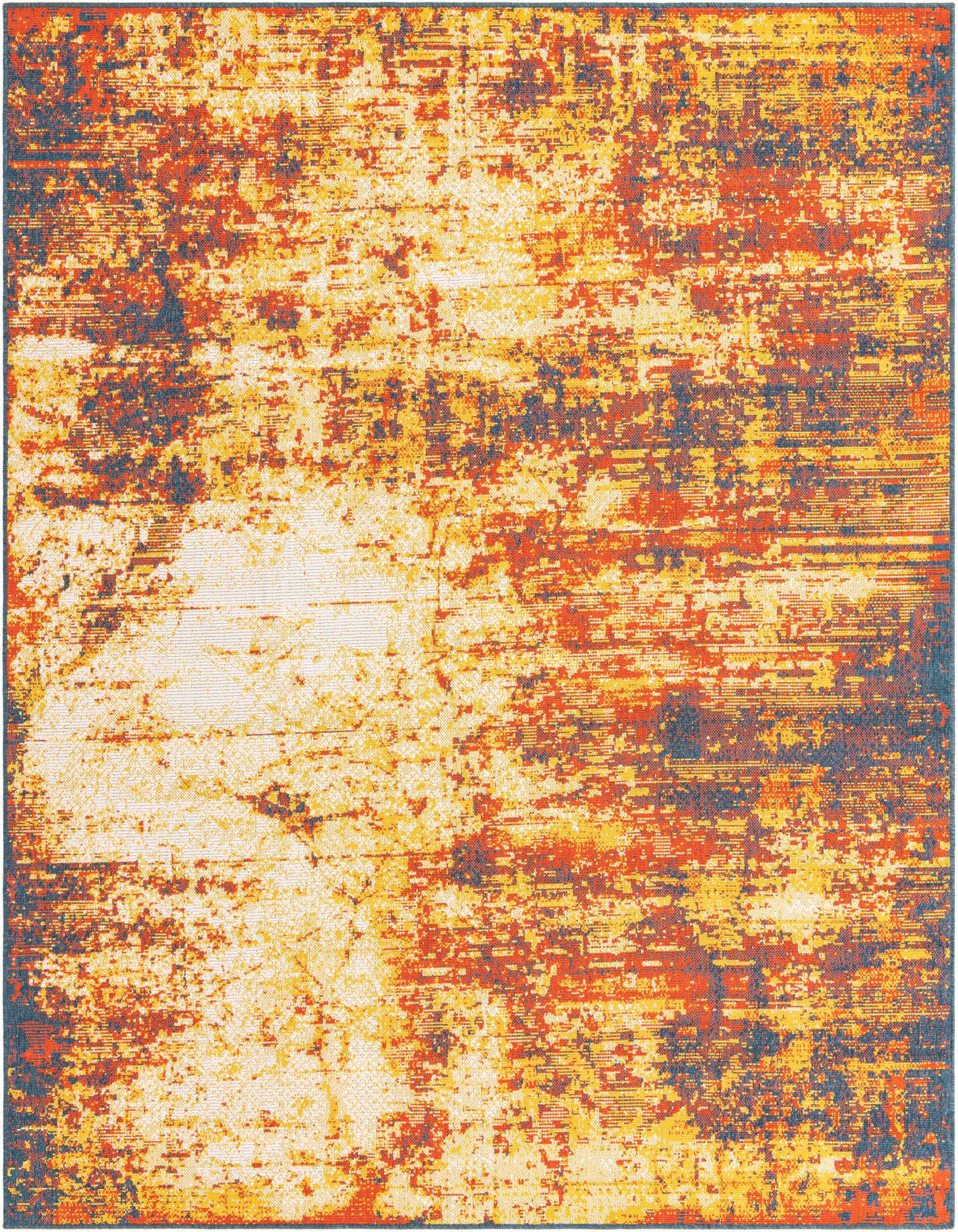 7' 10 x 10' Easy-Clean Coastal Indoor / Outdoor Rug