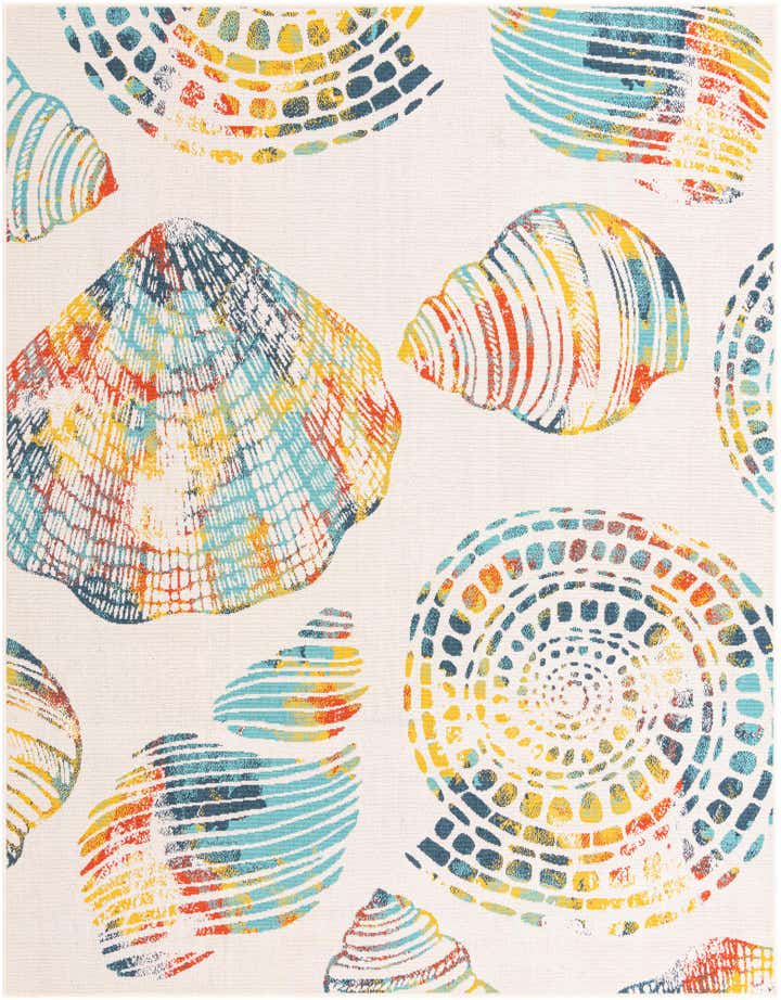 7' 10 x 10' Easy-Clean Coastal Indoor / Outdoor Rug