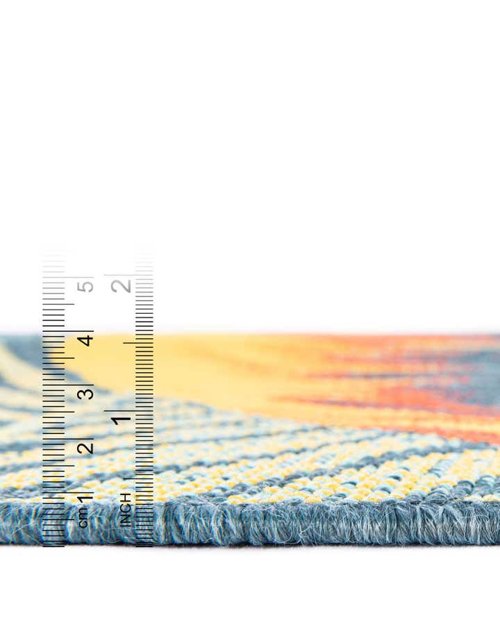 6' x 9' Easy-Clean Coastal Indoor / Outdoor Rug