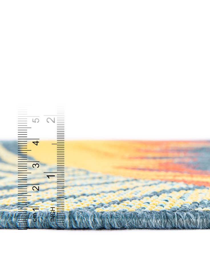 Detail image of 6' x 9' Easy-Clean Coastal Indoor / Outdoor Rug