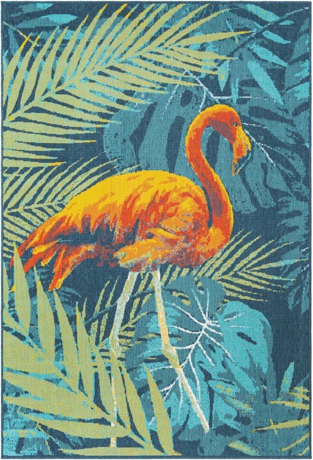 Detail image of 6' x 9' Easy-Clean Coastal Indoor / Outdoor Rug