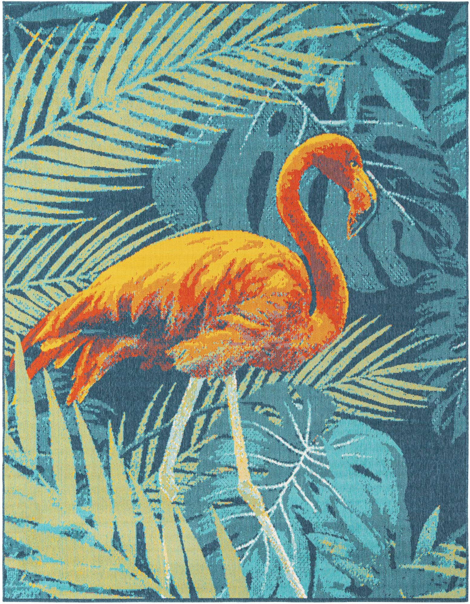 7' 10 x 10' Easy-Clean Coastal Indoor / Outdoor Rug
