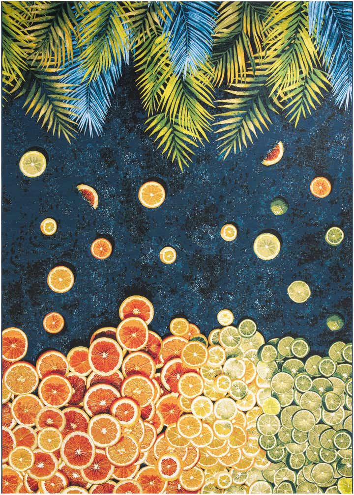 10' x 14' Easy-Clean Coastal Indoor / Outdoor Rug