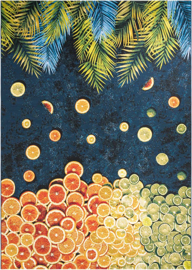 Detail image of 10' x 14' Easy-Clean Coastal Indoor / Outdoor Rug