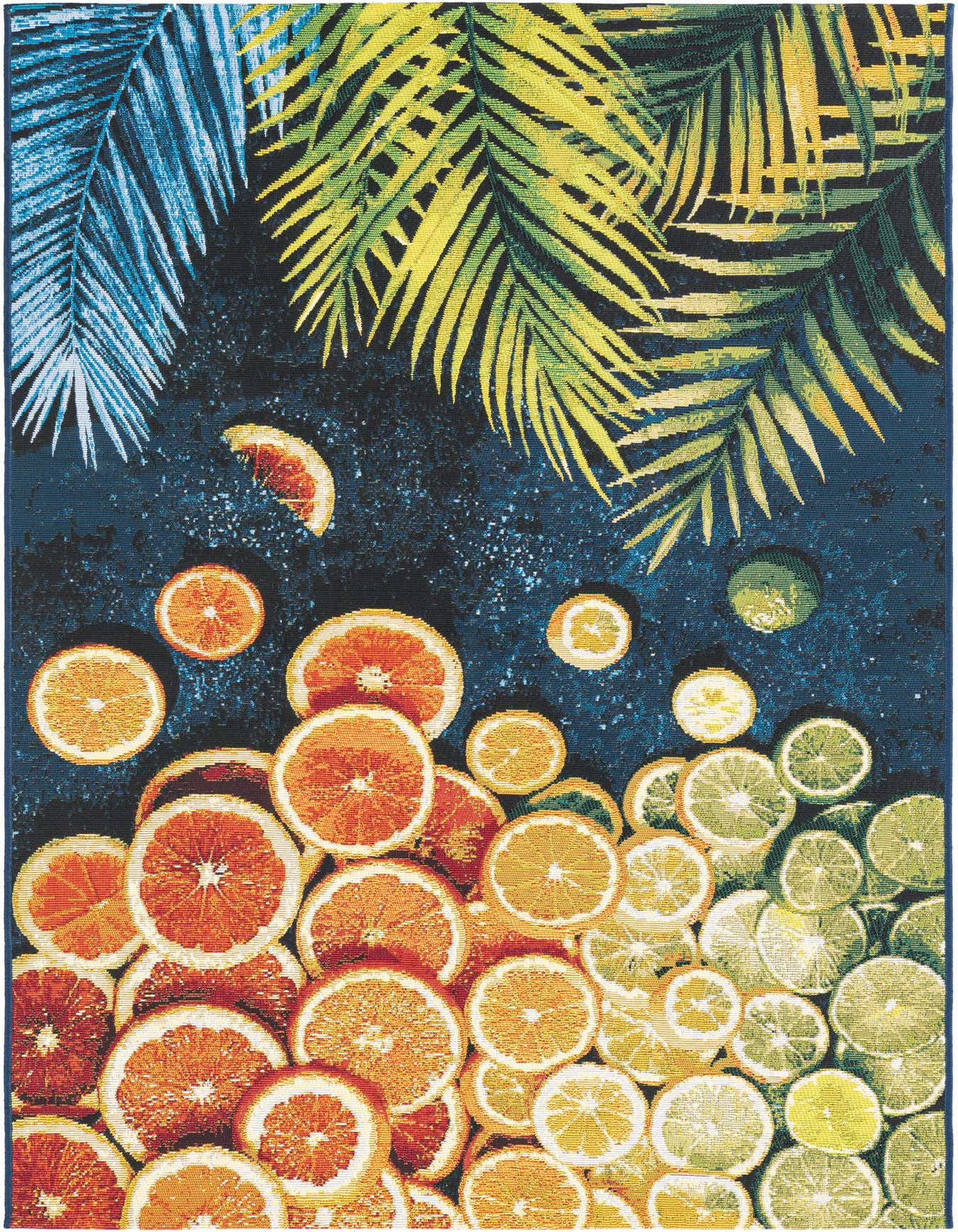 4' x 6' Easy-Clean Coastal Indoor / Outdoor Rug
