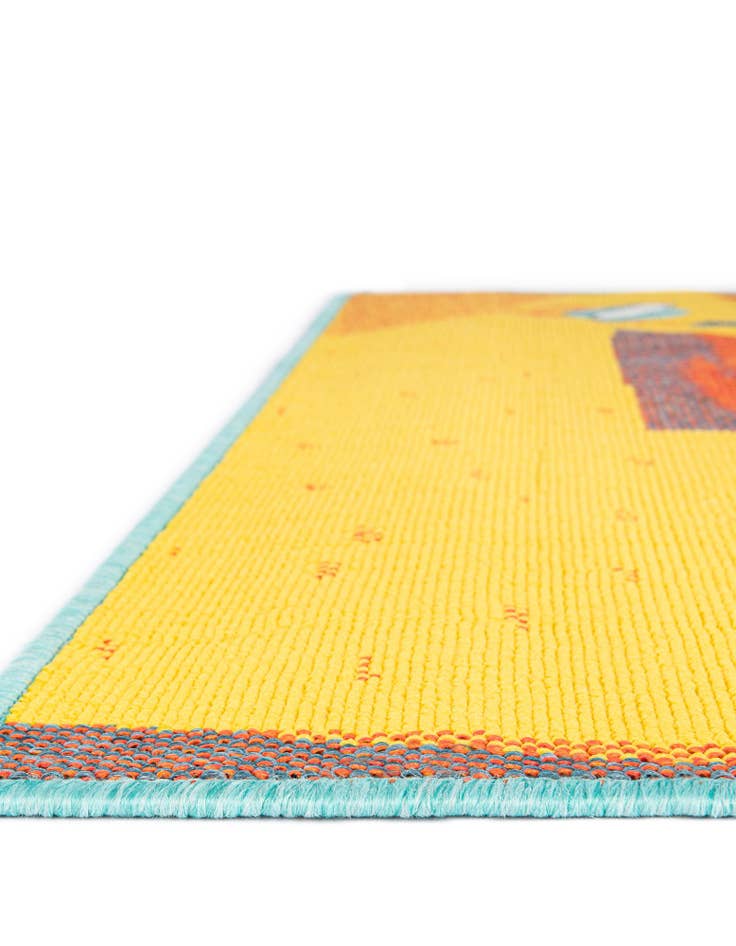 Detail image of 2' x 3' Easy-Clean Coastal Indoor / Outdoor Rug
