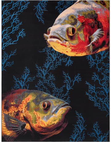 9' x 12' Easy-Clean Coastal Indoor / Outdoor Rug