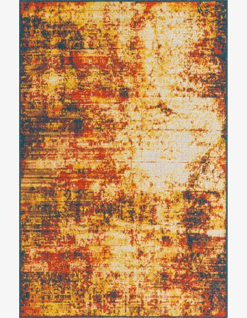 Easy-Clean Coastal Indoor / Outdoor Rug