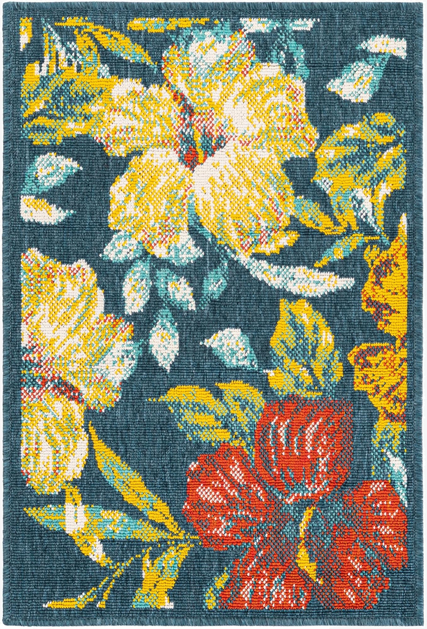 2' x 3'  Washable Coastal Indoor / Outdoor Rug