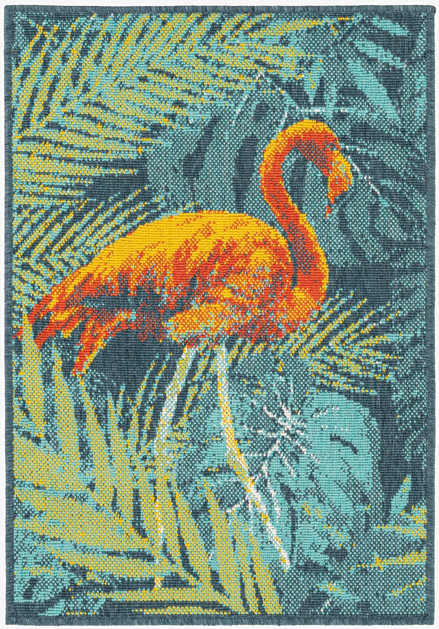 2' x 3'  Washable Coastal Indoor / Outdoor Rug