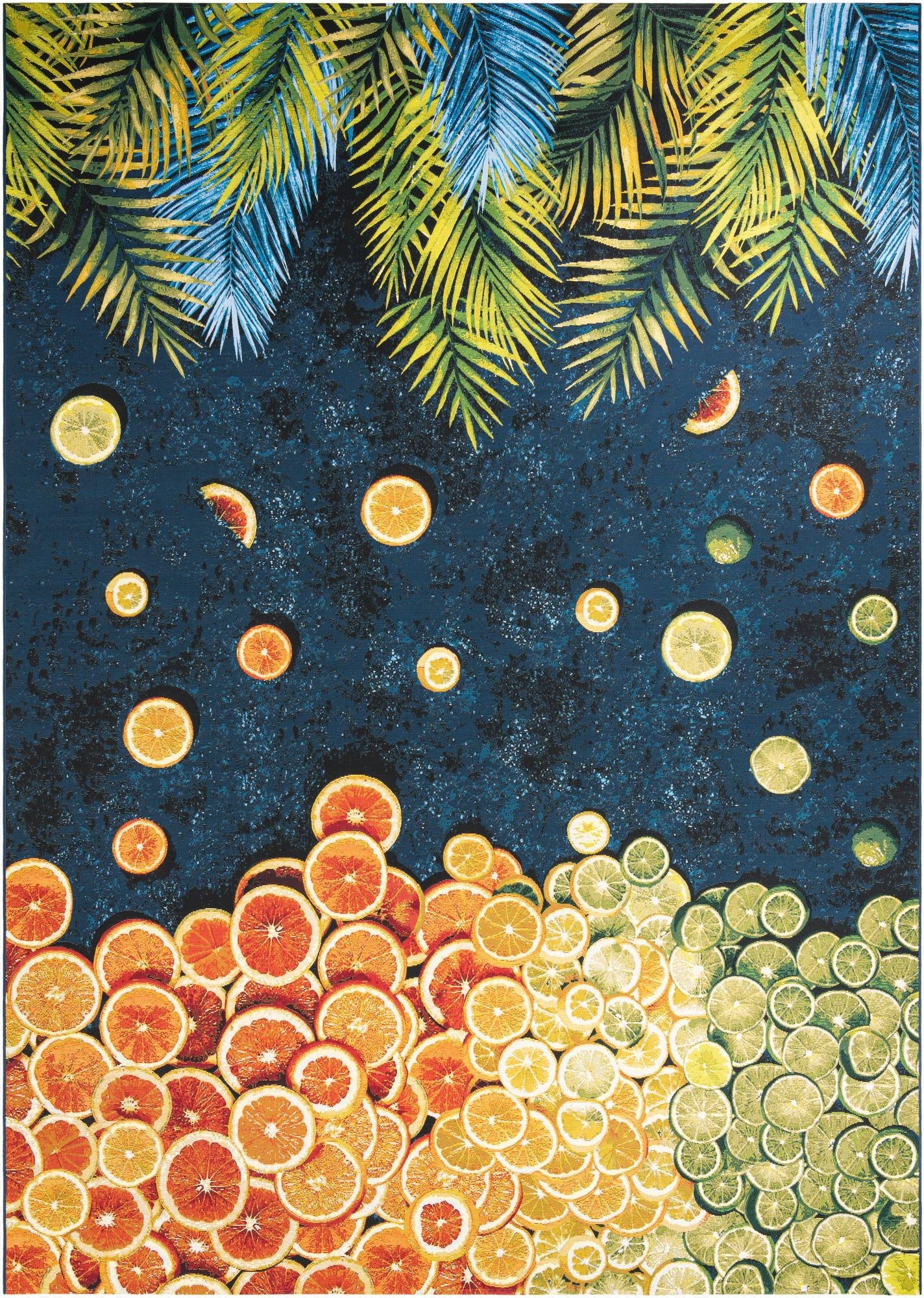 10' x 14'  Washable Coastal Indoor / Outdoor Rug