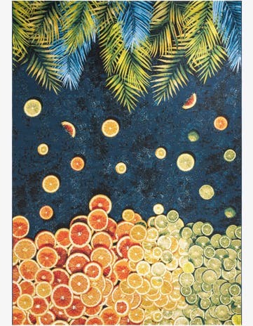 10' x 14' Easy-Clean Coastal Indoor / Outdoor Rug