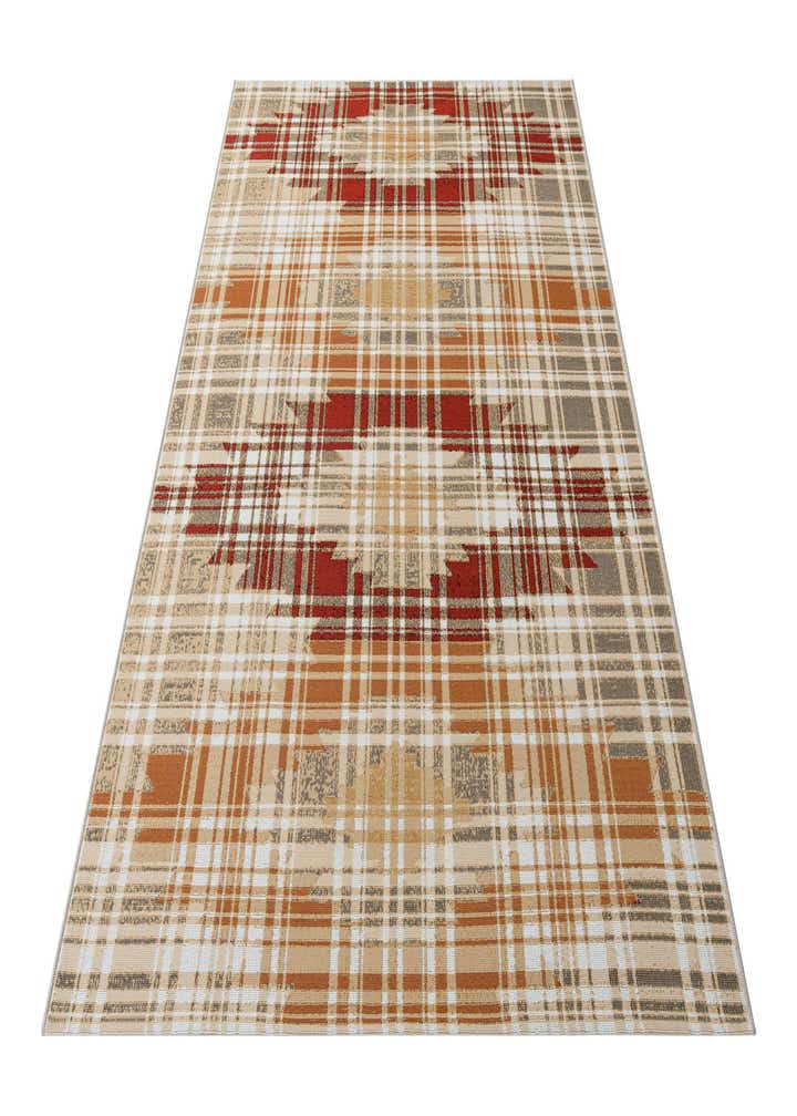 5' 3 x 7' 7 Easy-Clean Modern Indoor / Outdoor Rug