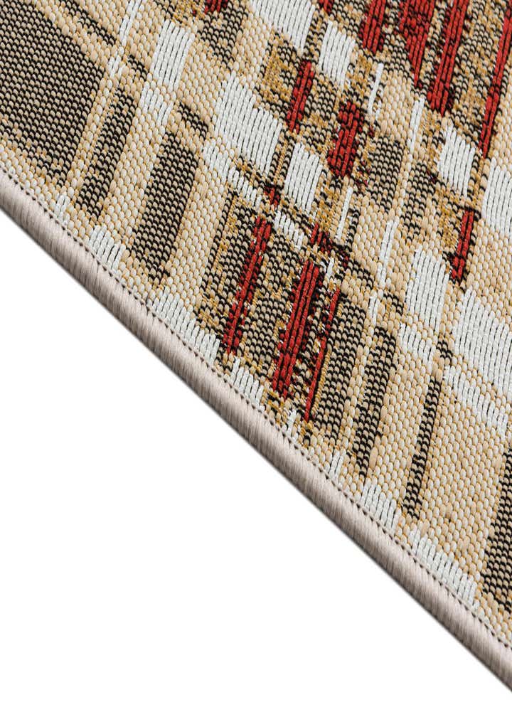 5' 3 x 7' 7 Easy-Clean Modern Indoor / Outdoor Rug