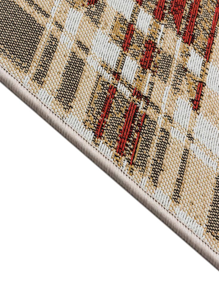 Detail image of 5' 3 x 7' 7  Washable Modern Indoor / Outdoor Rug