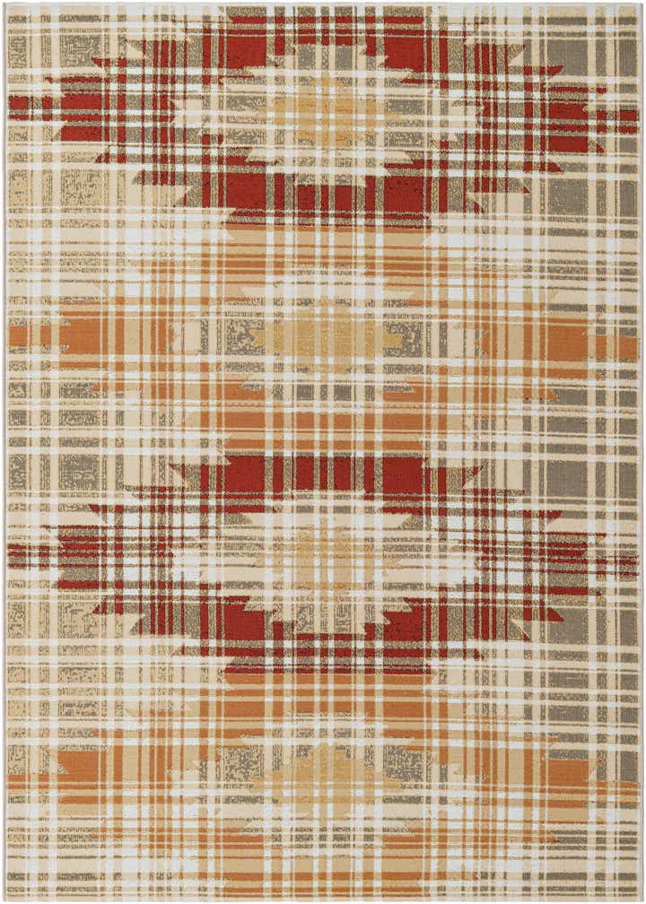5' 3 x 7' 7 Easy-Clean Modern Indoor / Outdoor Rug
