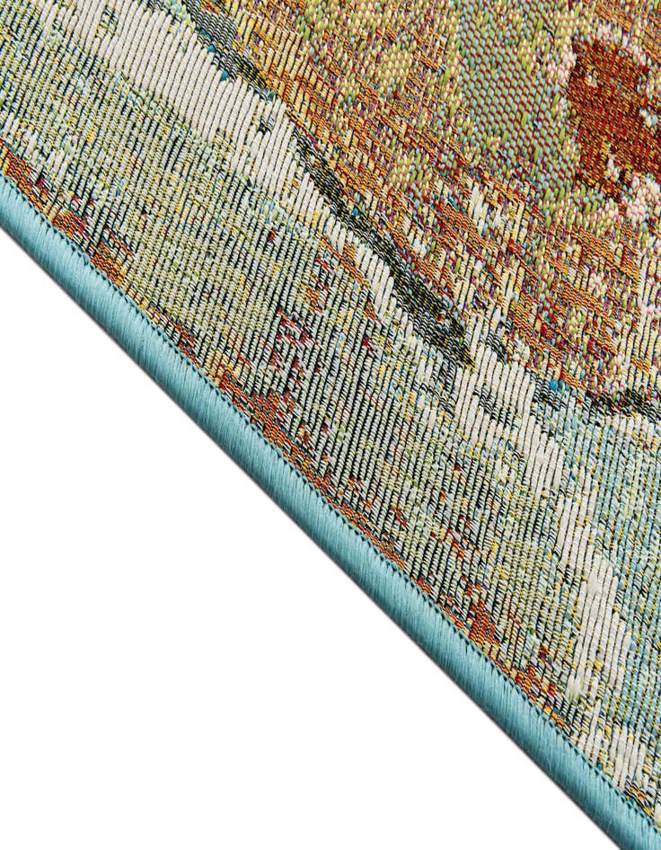 Detail image of 5' 4 x 7' 9 Easy-Clean Modern Indoor / Outdoor Rug