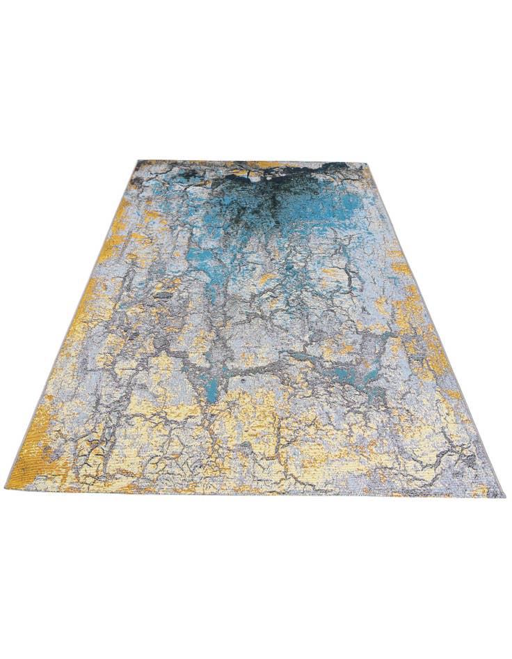 Detail image of 5' 2 x 7' 8 Easy-Clean Modern Indoor / Outdoor Rug