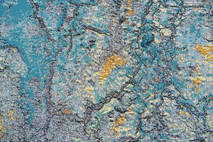 5' 2 x 7' 8 Easy-Clean Modern Indoor / Outdoor Rug