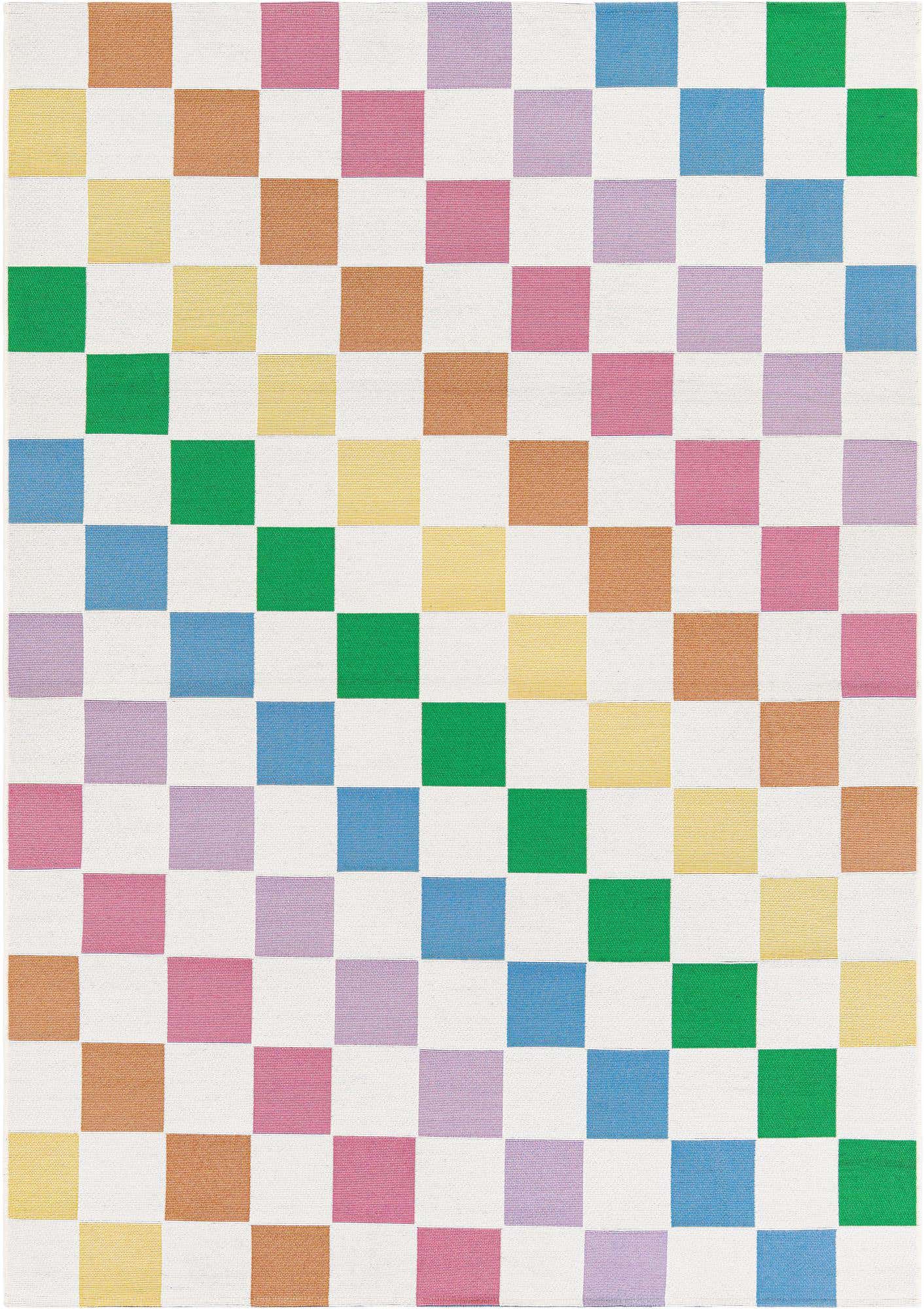 5' 4 x 7' 6 Easy-Clean Modern Indoor / Outdoor Rug