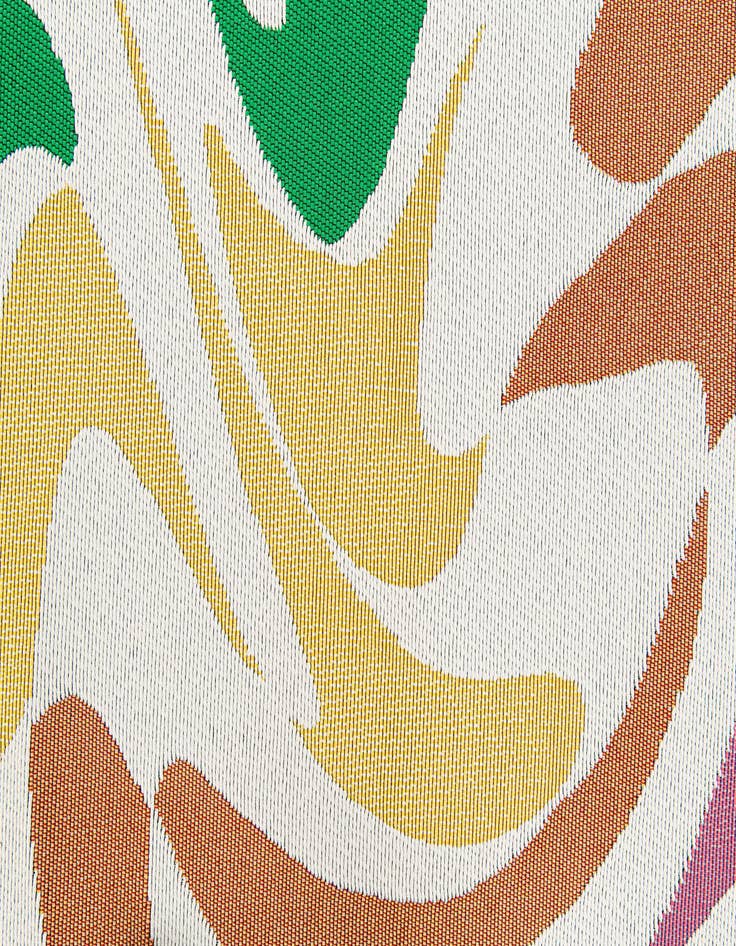 Detail image of 5' 4 x 7' 6 Washable Modern Indoor / Outdoor Rug
