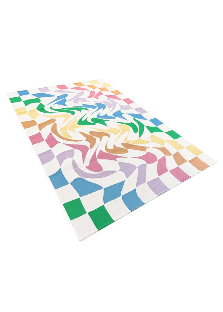 5' 4 x 7' 7 Easy-Clean Modern Indoor / Outdoor Rug