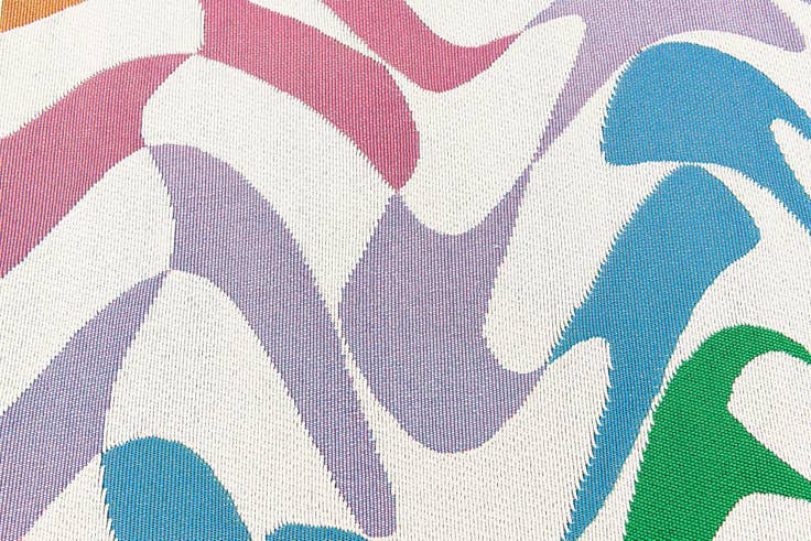 Detail image of 5' 3 x 7' 6 Easy-Clean Modern Indoor / Outdoor Rug