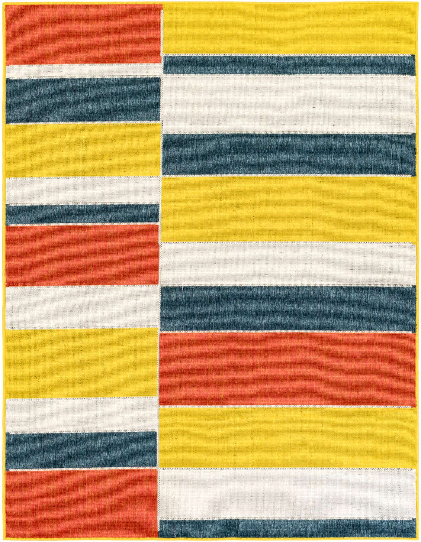 5' 3 x 7' 6 Easy-Clean Modern Indoor / Outdoor Rug