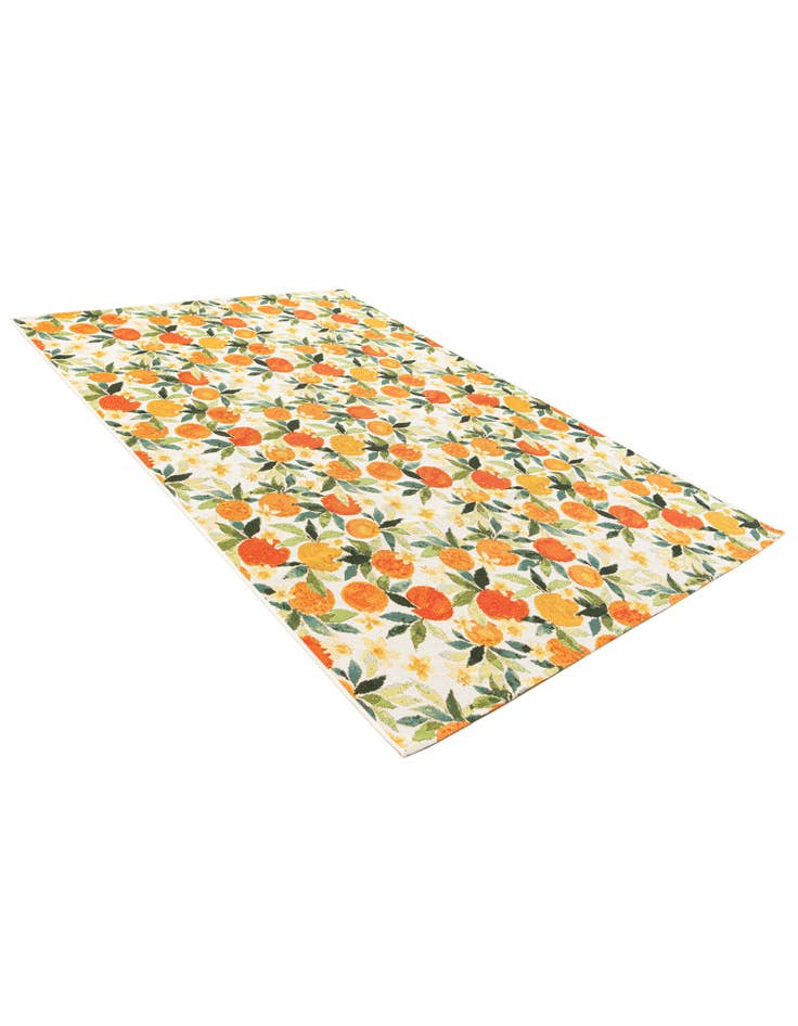Detail image of 5' 2 x 7' 10 Washable Modern Indoor / Outdoor Rug