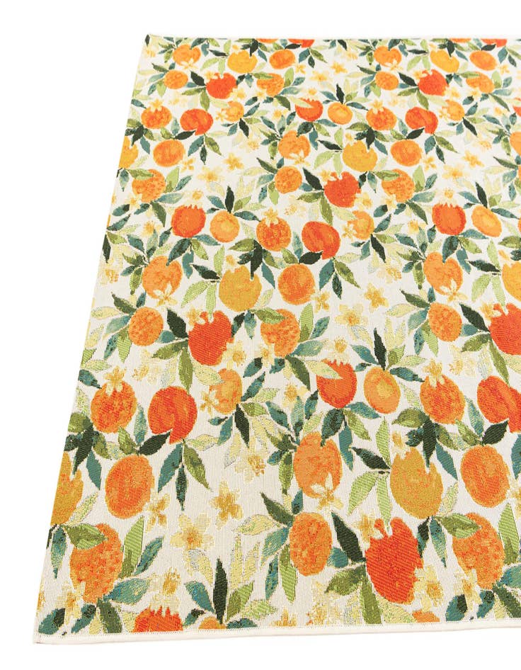 Detail image of 5' 2 x 7' 10 Washable Modern Indoor / Outdoor Rug