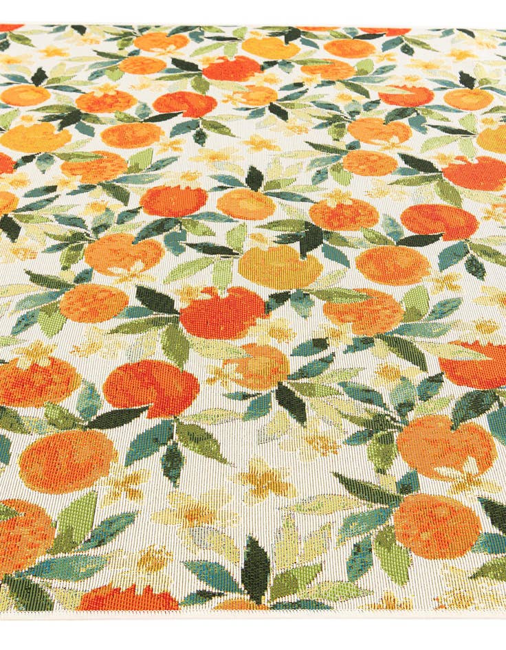 Detail image of 5' 2 x 7' 10 Washable Modern Indoor / Outdoor Rug